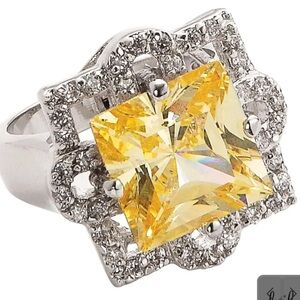 Pre-loved Park lane size 7 Lemontini ring